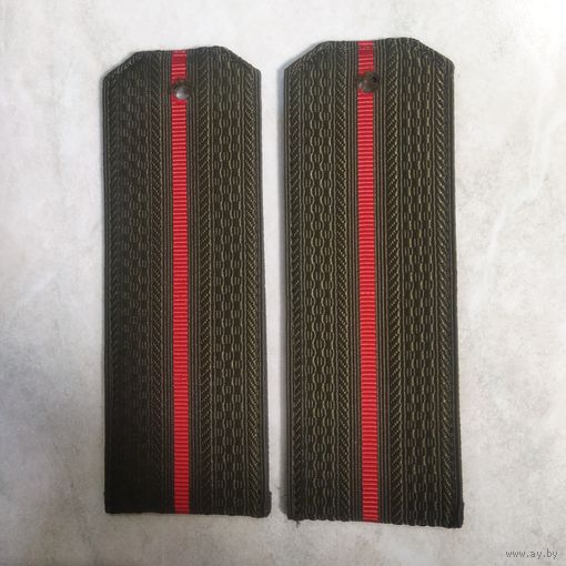 Погоны нашивные на повседневный китель младшего офицерского состава. Беларусь.