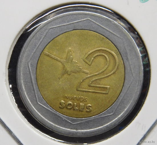 Перу 2 новых соля 1995 г