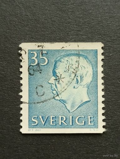 Швеция 1962. Король Швеции Густав VI Адольф