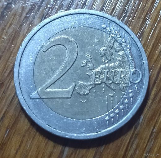 Ирландия, 2 евро 2012 года, 10 лет евро наличными