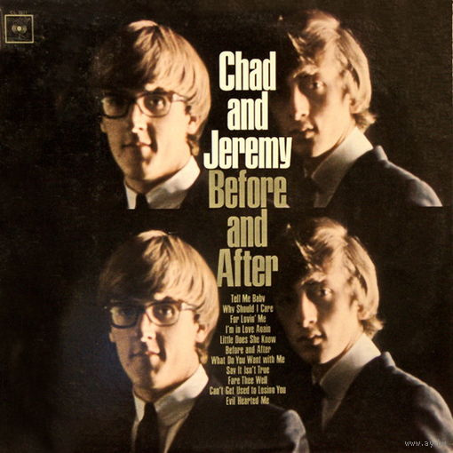 Chad And Jeremy – Before And After, LP 1965