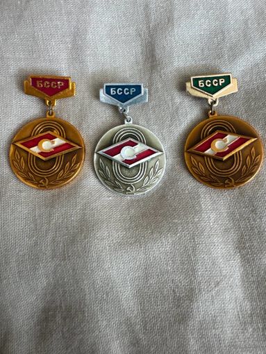 Лот значков БССР СПАРТАК футбол