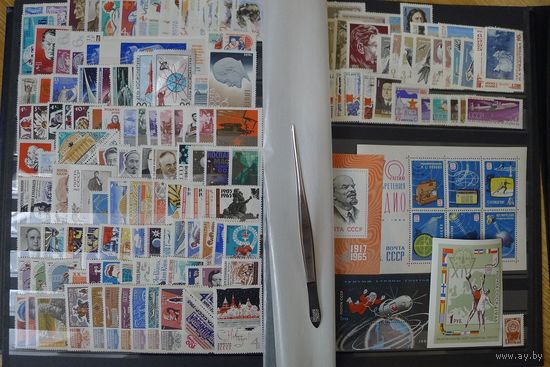 СССР-1965 (Заг.3065-3220) ** , Хронология, Весь 1965 год(все марки и блоки), полный комплект