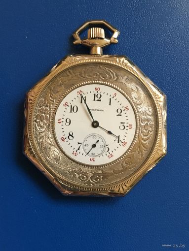Часы WALTHAM, 14К, редкая красота