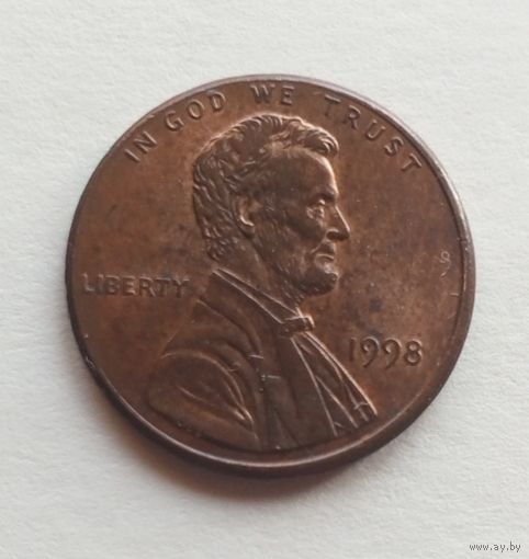 США. 1 цент 1998 г.