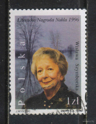 Польша 3-я Респ 1996 Награждение Виславы Шимборской Нобелевской премией по литературе #3633