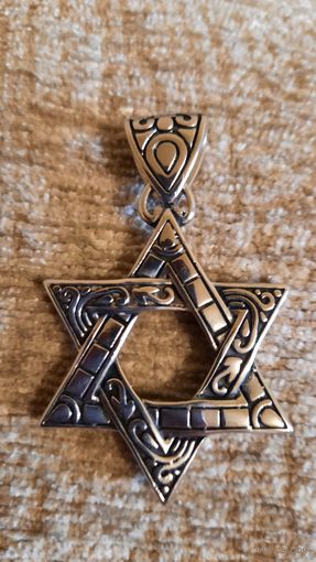 Кулон "Звезда Давида" (большой)