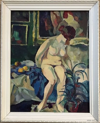 Майзельс Л.О "Ню" К/М. 25,5/32,5 см.