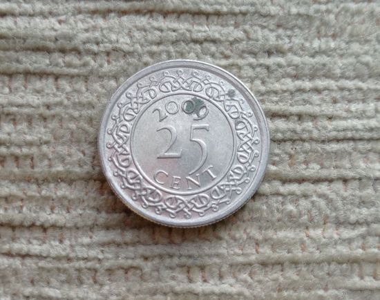 Werty71 Суринам 25 центов 2009