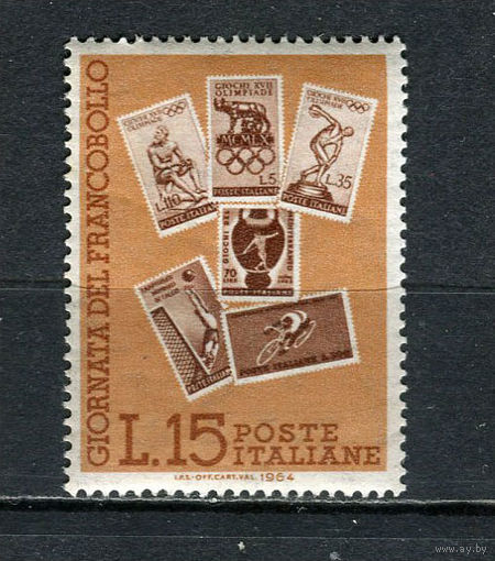 Италия - 1964 - День почтовой марки - [Mi. 1173] - полная серия - 1 марка. MNH.  (Лот 43Gt)-T41P57