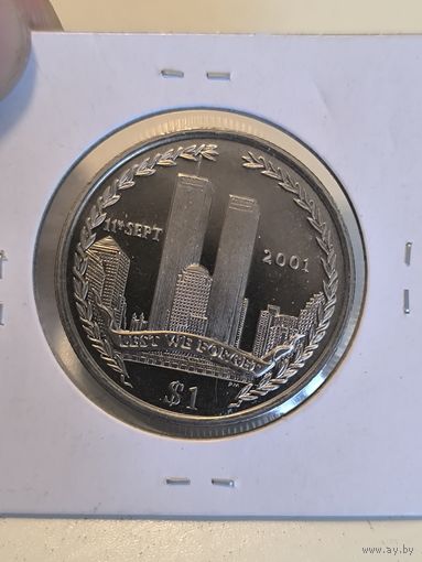 British Virgin islands 1 dollar 2002