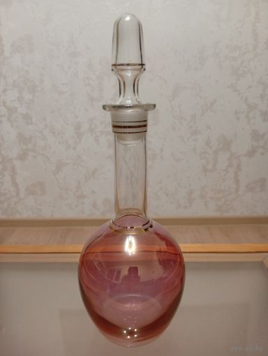 Графин розовый СССР