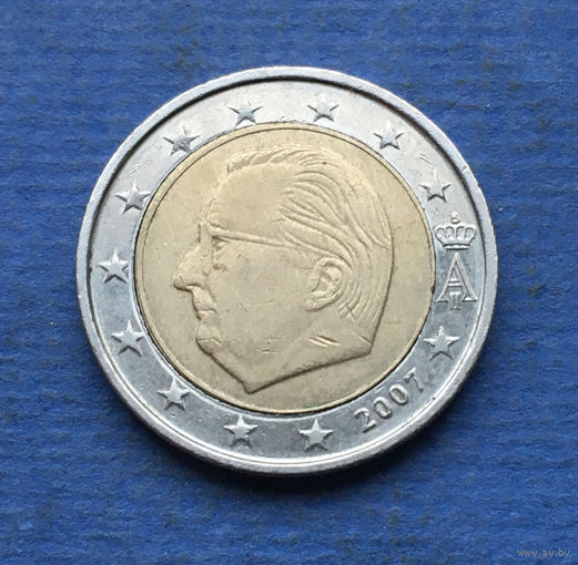 Бельгия 2 евро 2007 брак