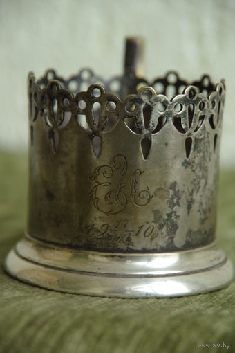 Подстаканник царских времен  (PLEWKIEWICZ  / WARSZAWIE )