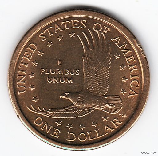 1 доллар США 2000 год Сакагавея Парящий орел двор Р _состояние aUNC
