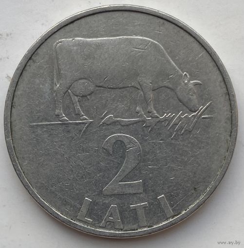 Латвия 2 лата 1992 г.