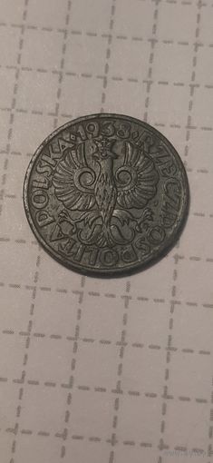 2 грош Польша 1938 год