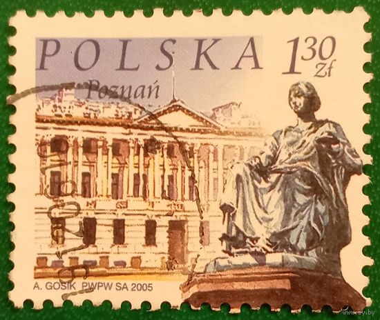 Польша 3 января 2005. Рачинская библиотека в Познани