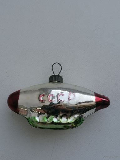 Елочная игрушка СССР Дирижабль