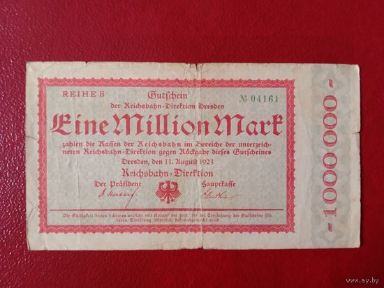 1000000 марок. Германия.