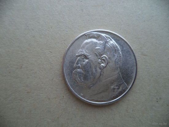 2 злотых 1934 г. Пилсудский. Польша.