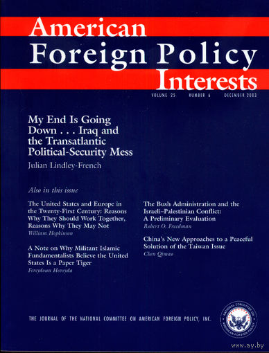 American Foreign Policy Interests - V.25 N.6 December 2003