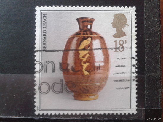 Англия 1987 Ваза, совр. керамика