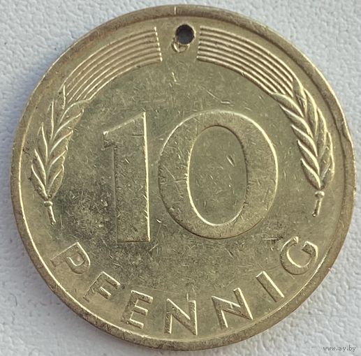 Германия 10 пфеннигов 1982 г.