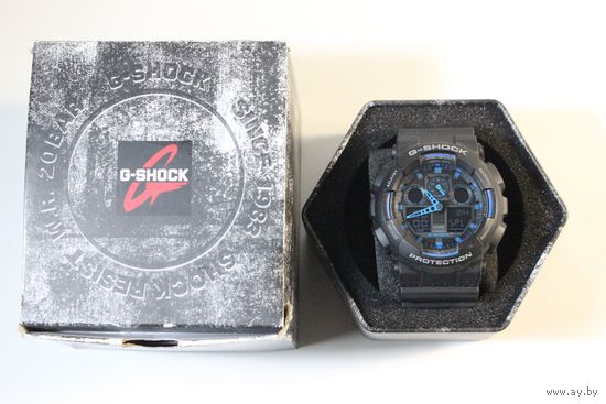 Наручные часы Casio G-Shock GA-100-1A2, Оригинал