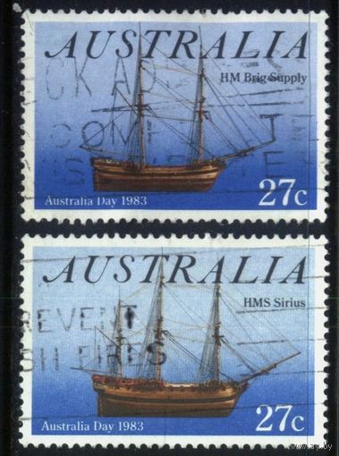 Австралия - 1983 [Mi. 824-825] Гашеная (AU19)
