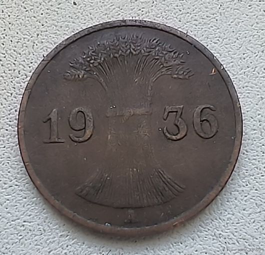 Германия 1 рейхспфенниг 1936 А  4-1-28