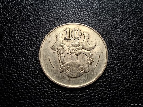 Кипр 10 центов 1998