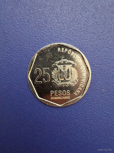 Доминиканская Республика 25 доминиканских песо 2017 года