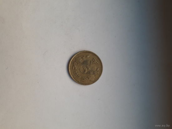 Индия 5 рупий 2013 Хайдарабад