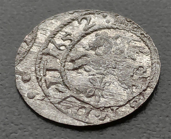 Шеляг 1652, Ян Казимир Ваза, Вильно. Хорошее коллекционное состояние