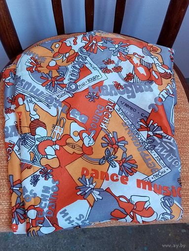 Ткань шир 1,40 х 1,95 м Ретро эстрада мелодии песни СССР