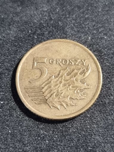 Польша 5 грошей 2010
