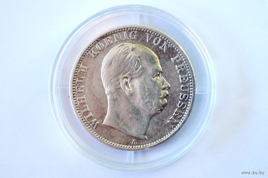 1 союзный талер. 1870 г. Пруссия.