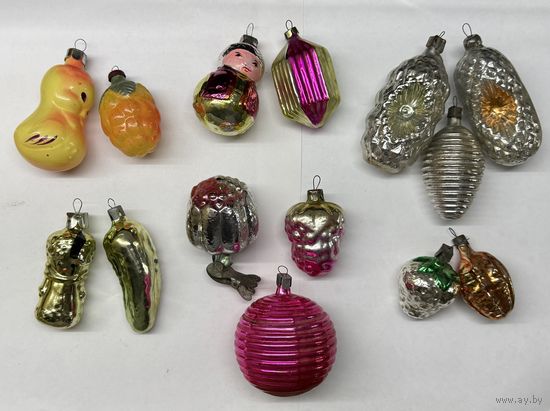 Елочные игрушки СССР цена за все