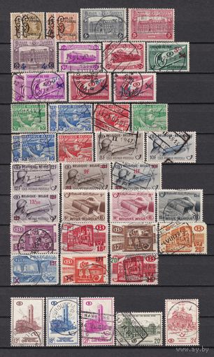 2X.Bg. Бельгия. Посылочные марки. Сборный лот. 1928 - 1971 гг. 65 шт.