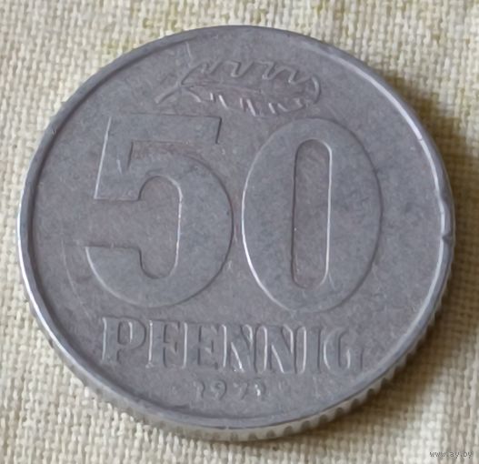 ГДР. 50 пфеннигов  1971 года. A