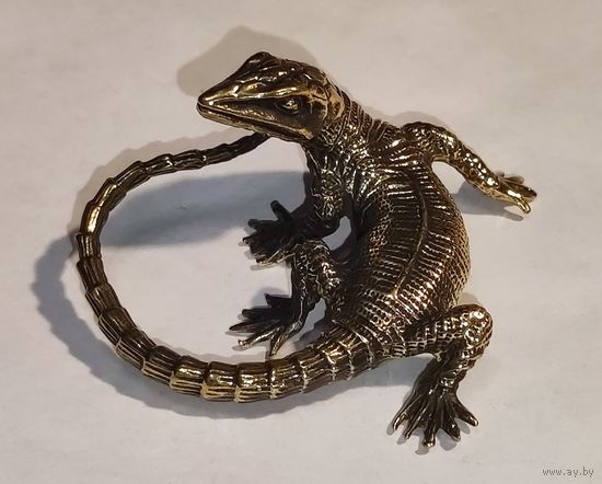 Фигурка Ящерица бронза