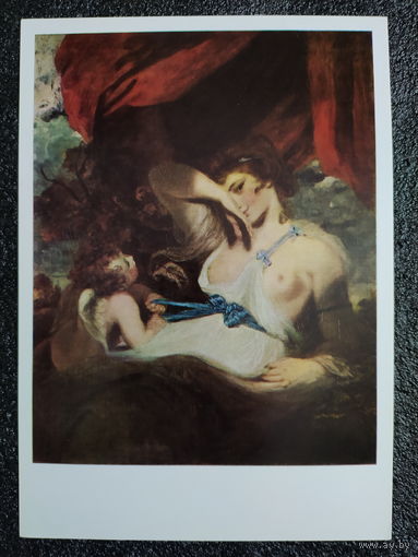 Открытка Джошуа Рейнольд. 1723 – 1792. Амур развязывает пояс Венеры. 1788. Западноевропейская живопись. Государственный Эрмитаж.