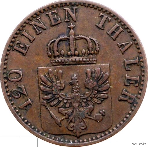 РАСПРОДАЖА!!! - ГЕРМАНИЯ ПРУССИЯ 3 пфеннига 1870 год