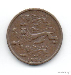 ЭСТОНСКАЯ РЕСПУБЛИКА. ПЕРВАЯ РЕСПУБЛИКА. 2 СЕНТА 1934 г.