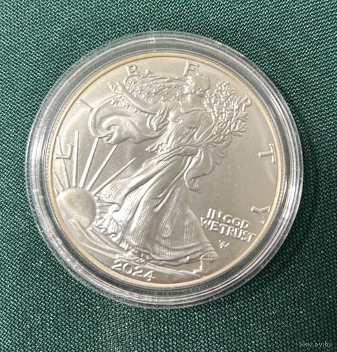 Шагающая свобода серебряный доллар