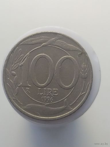 100 лир Италия 1996 год  лот 42