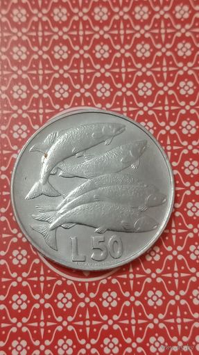 Сан Марино 50 лир 1975