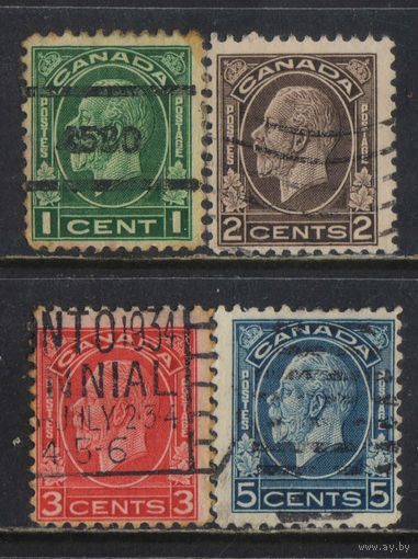 GB Доминион Канада 1932 GV Стандарт #162,163,164,166