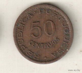 Ангола 50 сентаво 1953
